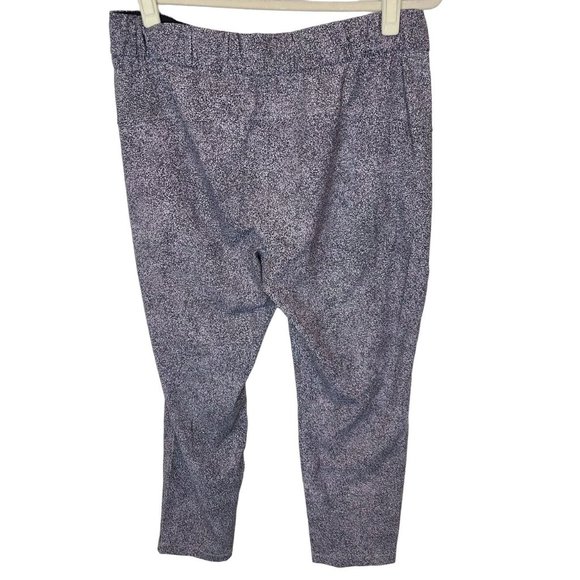 Lululemon Athletica Womens Purple Printed Drawstring Stretch Cropped Pants - Picture 8 of 8